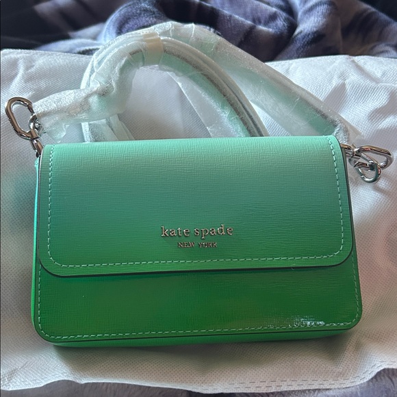 NWOT Kate Spade Blue/Green Ombre Crossbody Bag - Picture 11 of 11